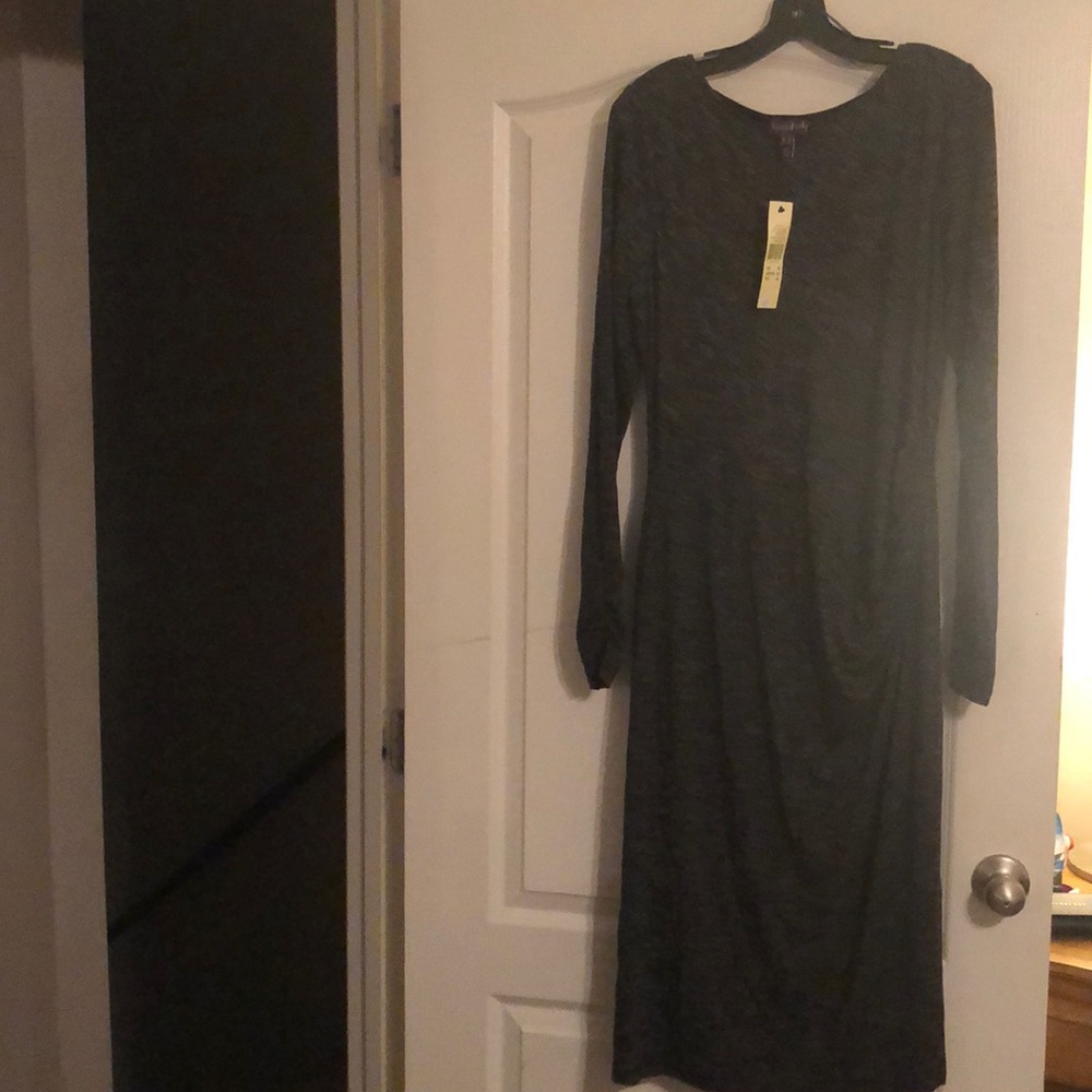 Brand New Space Dye Ruched Side Dress